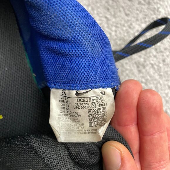 Nike Renew Ride 3.0 Running Sneaker Shoes Mens 13 Black Blue Active DC8185-008 - Picture 11 of 16